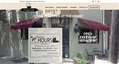 Desktop Screenshot of hingecafe.com